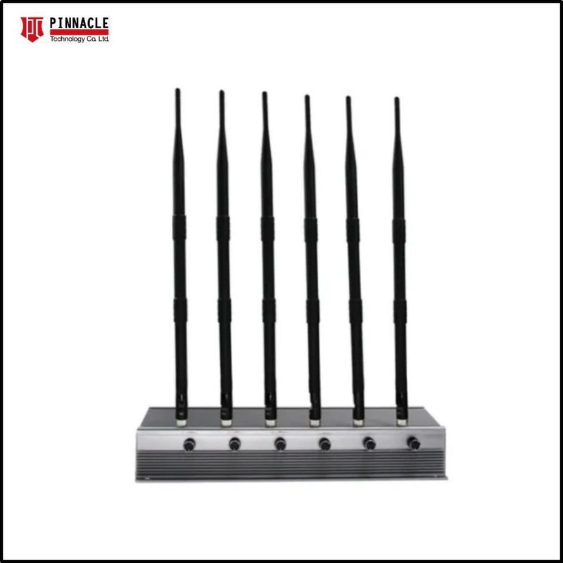 Bloccante di localizzatore da tavolo 2.4GHz 5.8GHz WIFI Disruptor del segnale del telefono cellulare