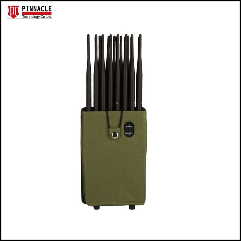 Locker RF GPS a mano Bloccante segnale cellulare 868mhz Interruttori di segnale cellulare 21 antenne