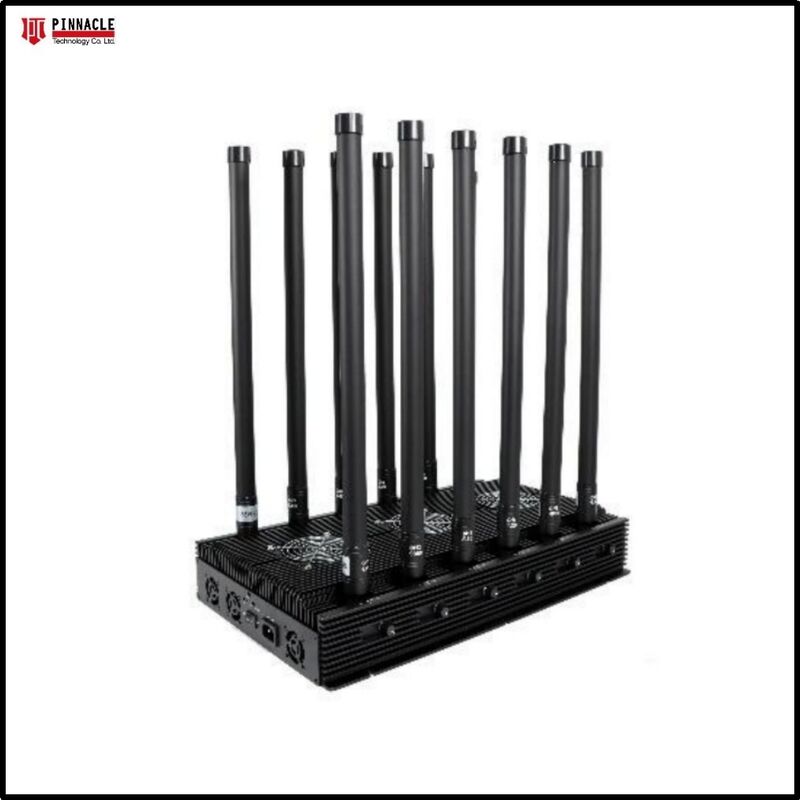 12 antenne di alta potenza 300W Output Mobile 2G/3G/4G/5G WIFI Desktop Signal Jammer