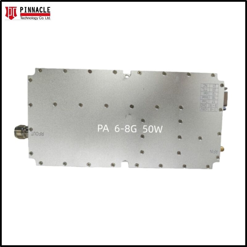 Modulo amplificatore di interferenza RF WiFi 6E ad alta potenza con uscita di 50W o 100W per soppressione del segnale 5925-7125 MHz