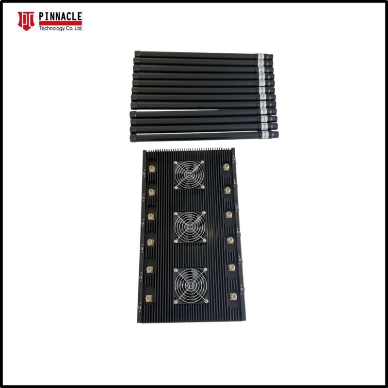 12 antenne di alta potenza 300W Output Mobile 2G/3G/4G/5G WIFI Desktop Signal Jammer