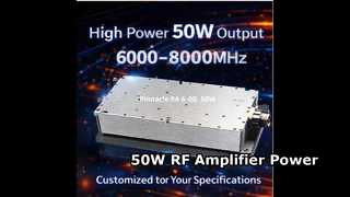 Modulo amplificatore RF a banda larga da 50 W 400-3000 MHZ/2500-6000 MHZ/6000-8000 MHZ