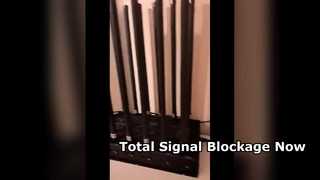 Jammer di segnale da tavolo ad alta potenza con 12 antenne da 270 W: sistema di difesa 5G/4G/WiFi/GPS a banda completa